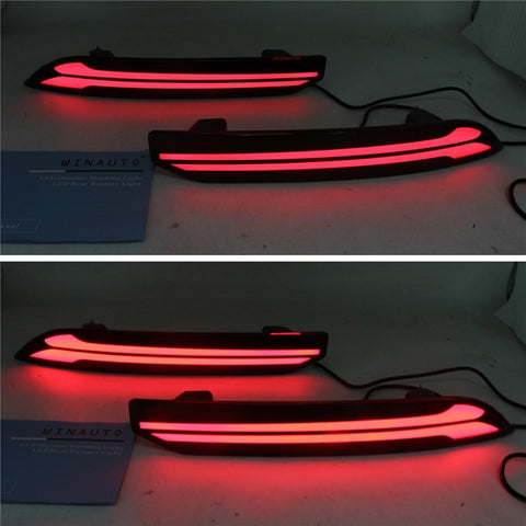 For Grand Cherokee 2021-2024 1 Pair Car Rear Bumper Light LED DRL Turn Signal Brake Lamp