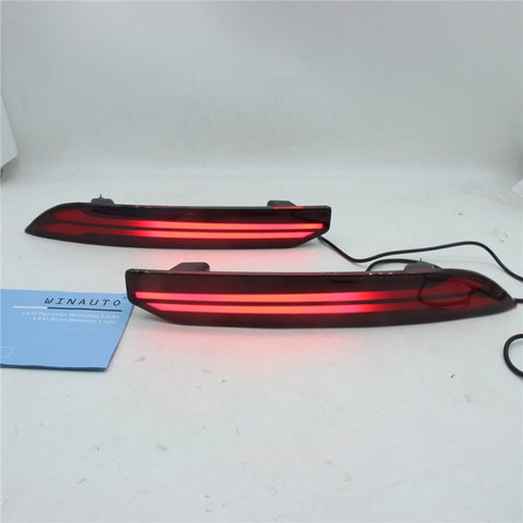 For Grand Cherokee 2021-2024 1 Pair Car Rear Bumper Light LED DRL Turn Signal Brake Lamp