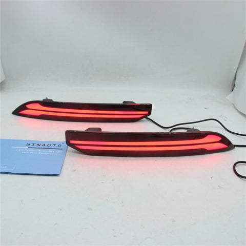 For Grand Cherokee 2021-2024 1 Pair Car Rear Bumper Light LED DRL Turn Signal Brake Lamp