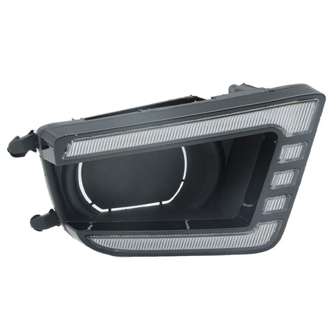 For Toyota Tacoma 2012-2015 1 Pair Car DRL Light Bright White+Yellow LED Turn Signal Fog Lamp