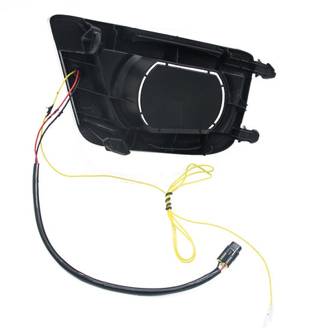 For Toyota Tacoma 2012-2015 1 Pair Car DRL Light Bright White+Yellow LED Turn Signal Fog Lamp