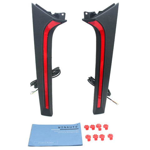 For Toyota Raize 2020-2022 1 Pair Car Rear Bumper Light Red LED DRL Turn Signal Brake Tail Lamp