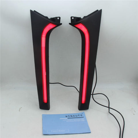 For Toyota Raize 2020-2022 1 Pair Car Rear Bumper Light Red LED DRL Turn Signal Brake Tail Lamp