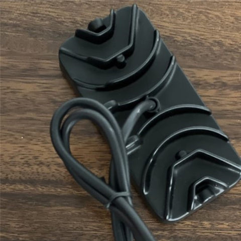 JP-V69 Motorcycle Off-Road Vehicle LED Spotlight Yellow+White Strobe Red+Blue Warning Headlight