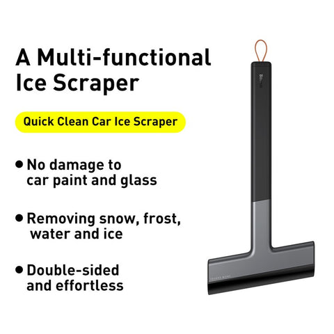 BASEUS Quick Clean Car Ice Scraper Winter Car Windshield Snow Ice Shovel Removal Tool