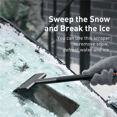 BASEUS Quick Clean Car Ice Scraper Winter Car Windshield Snow Ice Shovel Removal Tool