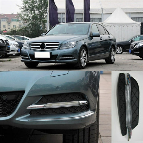 WINAUTO MCL096C 2PCS LED Lights Daytime Running Lamps for W204 2011-2012, C200, C260, C300