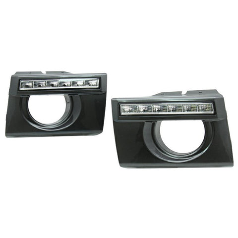 WINAUTO 1 Pair IP67 Waterproof LED Daytime Running Lights for Hyundai Tucson 2005-2009