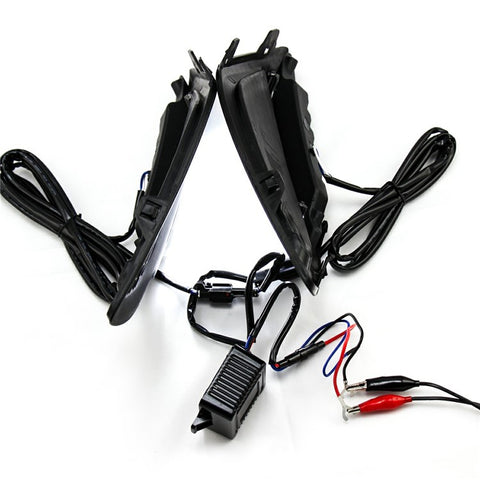 WINAUTO For XC60 2009-2013 1 Pair Daytime Running Lamp Super Bright LED Car DRL Light