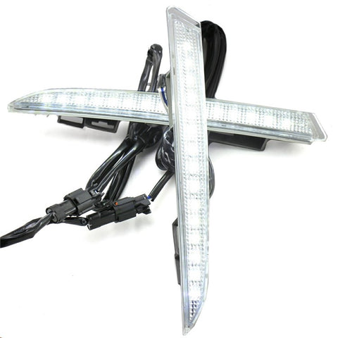 WINAUTO For Ford Kuga / Escape 2013-2015 1 Pair Car DRL Light Waterproof LED Daytime Running Lamp