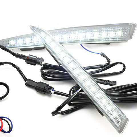 WINAUTO For Ford Kuga / Escape 2013-2015 1 Pair Car DRL Light Waterproof LED Daytime Running Lamp