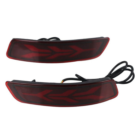 WINAUTO 2Pcs LED Rear Bumper Reflector Lights for Toyota Corolla 2014-2018 Multi-function Brake Light