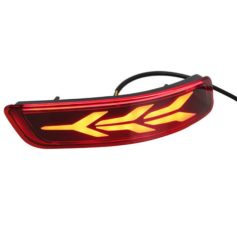 WINAUTO 2Pcs LED Rear Bumper Reflector Lights for Toyota Corolla 2014-2018 Multi-function Brake Light