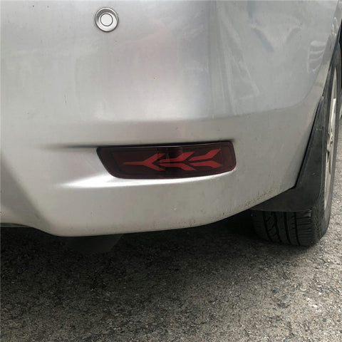 WINAUTO 2Pcs LED Rear Bumper Reflector Lights for Toyota Corolla 2014-2018 Multi-function Brake Light