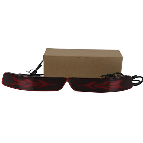 WINAUTO 2Pcs LED Rear Bumper Reflector Lights for Toyota Corolla 2014-2018 Multi-function Brake Light