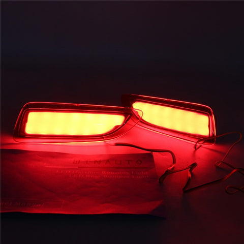WINAUTO 2Pcs LED Rear Bumper Reflector Brake Tail Lights for Toyota Corolla 2012-2013