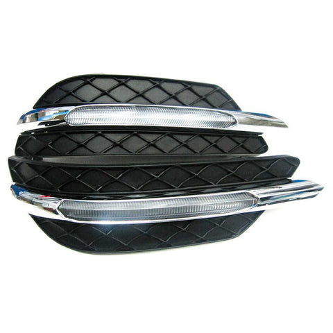 WINAUTO 1 Pair LED Daytime Running Lights for C-Class W204 2011-2012