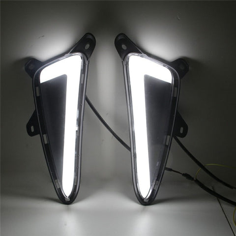 WINAUTO For TOYOTA C-HR  /  IZOA 2017-2020 1 Pair LED Daytime Running Lights Dual-Way Function Car Light