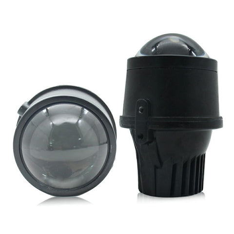 WINAUTO 1 Pair 2.5-inch Car LED Fog Light High Low Beam Lamp for Snowy Rainy Day