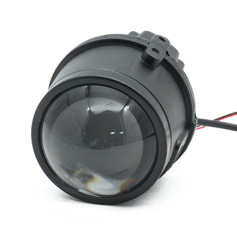 WINAUTO 1 Pair 2.5-inch Car LED Fog Light High Low Beam Lamp for Snowy Rainy Day