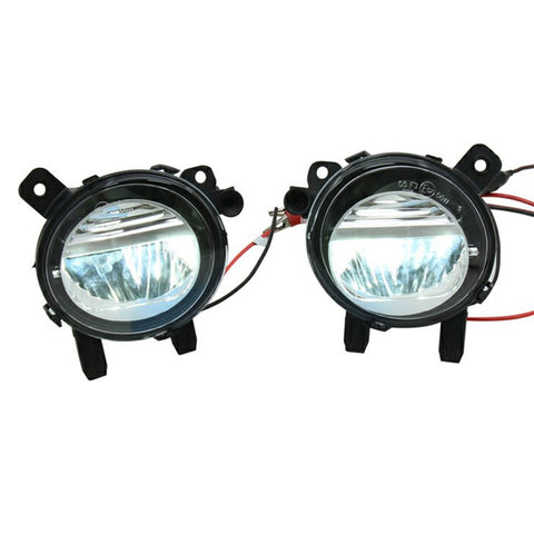 WINAUTO 2Pcs For 1 Series-4 Series 2011-2021 Plastic+Aluminum Alloy Car LED Fog Light