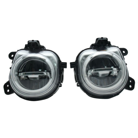 WINAUTO For X3 X4 X5 X6 2015-2016 1 Pair Car LED Front Fog Lights, OE: 63177317252 / 63177317251