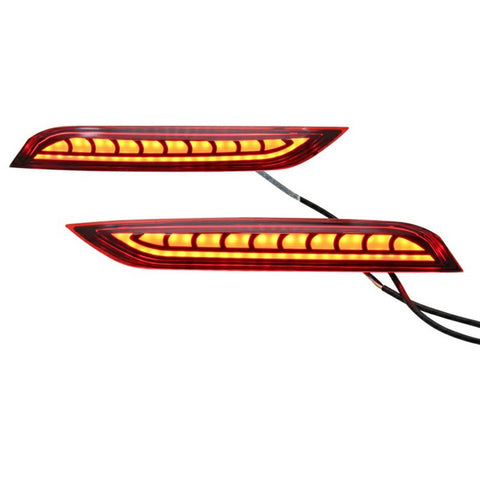 WINAUTO 1 Pair LED Rear Bumper Light for Polo 2014-2018 Turn Signal Brake Lamp