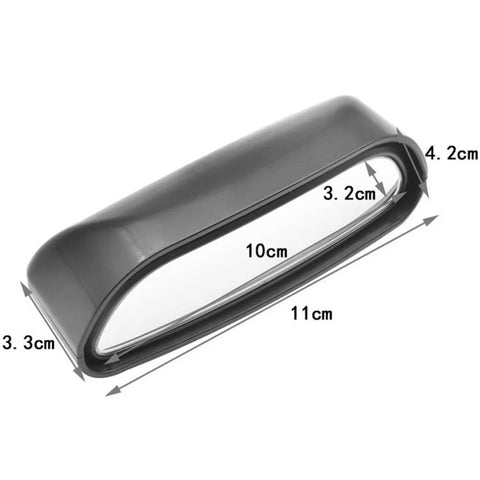 1Pc Car Blind Spot Auxiliary Rearview Mirror Angle Adjustable Curved Mirror