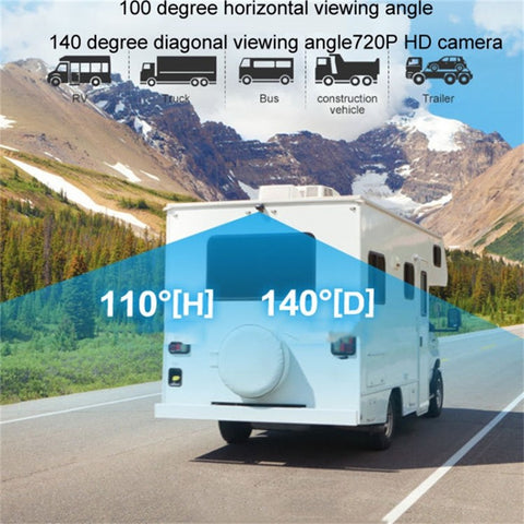 7" Car Monitor Wireless Rearview Blind Spot Reverse Camera Recorder Support Card Loop Recording