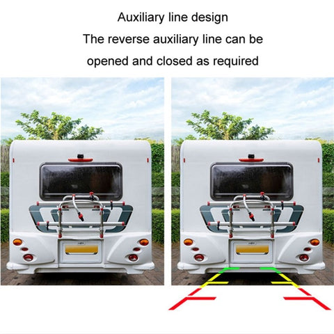 7" Car Monitor Wireless Rearview Blind Spot Reverse Camera Recorder Support Card Loop Recording