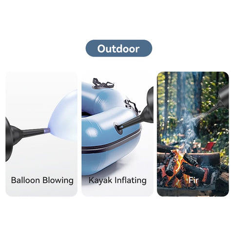 USAMS ZB291 Car Vacuum Cleaner Multi-Functional 6-in-1 Wireless Car Cleaner XJ Series