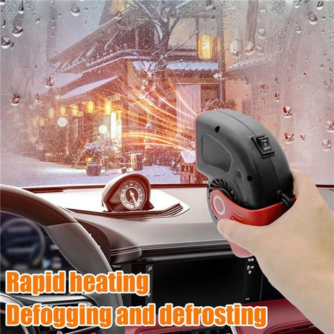 24V Car Heater Windshield Defrosting Defogging Vehicle Interior Heating Fan