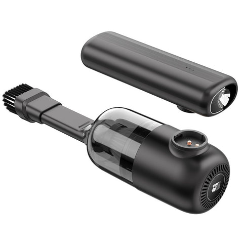 F16 Multifunction Detachable Handheld Mini Car Cleaner with Flashlight Power Bank Function