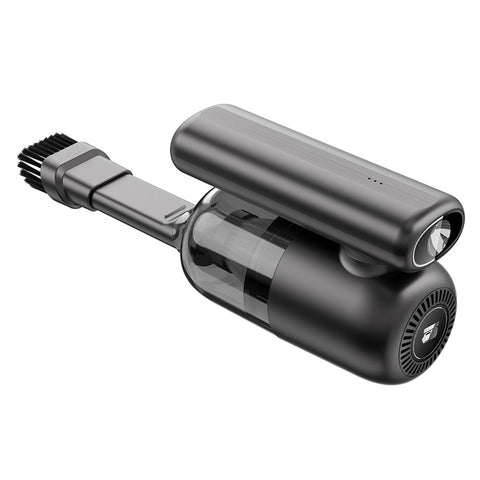 F16 Multifunction Detachable Handheld Mini Car Cleaner with Flashlight Power Bank Function