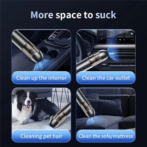 Q208 16000Pa Portable Car Handheld Vacuum Cleaner Cordless Cleaning Tool