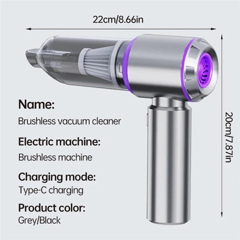 SUITU ST-6653Plus High Power Car Home Handheld Vacuum Cleaner Wireless Rechargeable Cleaning Tool