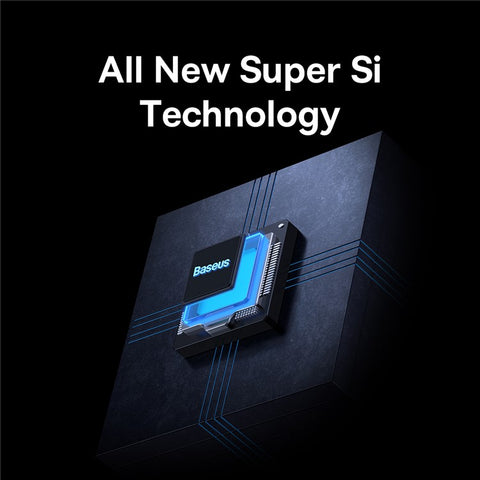 BASEUS Super Si Power Inverter Type-C USB AC Socket Car Charger 500W Digital Display Power Station Converter (220V CN/EU Plug)
