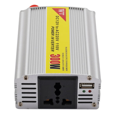 303 300W Power Inverter DC 12V to AC 220V 110V Car Converter with USB Adapter Cigarette Lighter