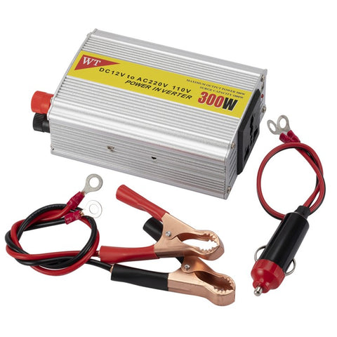 303 300W Power Inverter DC 12V to AC 220V 110V Car Converter with USB Adapter Cigarette Lighter