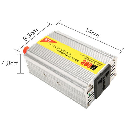 303 300W Power Inverter DC 12V to AC 220V 110V Car Converter with USB Adapter Cigarette Lighter