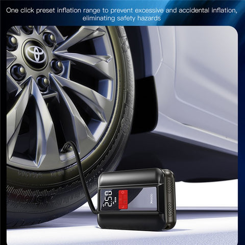 YESIDO VC04 22 Cylinder Portable Wireless Car Tire Inflator with LED Light Air Pump
