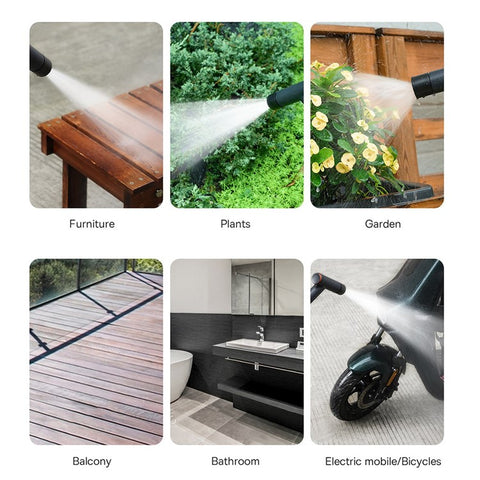 BASEUS GF3 Car Wash Spray Nozzle High Pressure Vehicle Cleaning Water Spray Gun