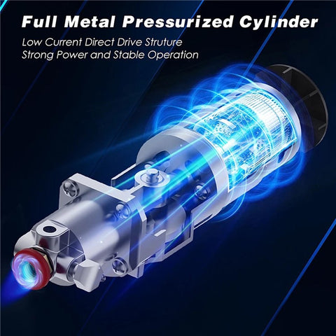 Multifunctional Car Inflator Pump Wireless Intelligent Car Pump Portable Aluminum Alloy 25mm Cylinder Tire Air Pump