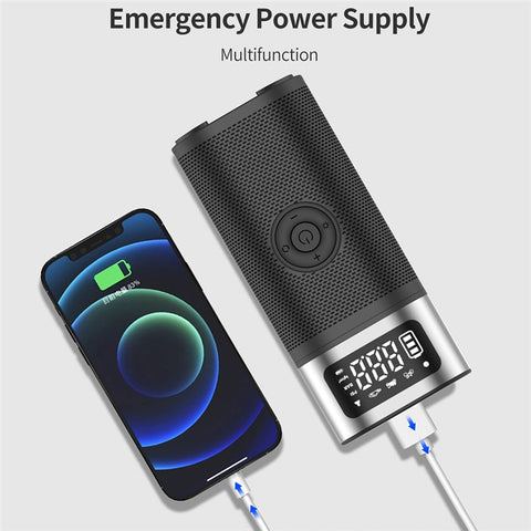 CARSUN T2190 Mini Car Tire Inflator 150PSI Portable Air Compressor Motorcycle Bicycle Tire Electric Air Pump