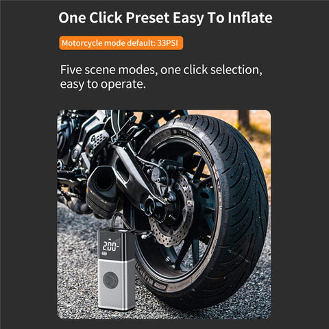 CARSUN T2220 150PSI Portable Air Pump Digital Display Cordless Car Tire Inflator Electric Air Pump