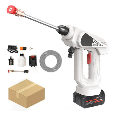 8107 Wireless Lithium-ion Battery Charging Car Wash Machine 200W Household Electric Water Spray Gun