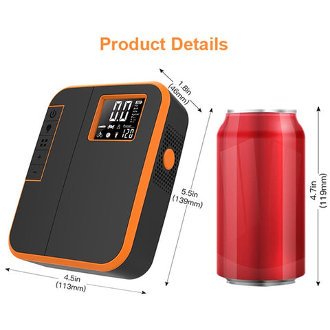 DP3 Wireless Smart Tire Air Pump 2-in-1 Deflation Inflation Pump for Outdoor Camping