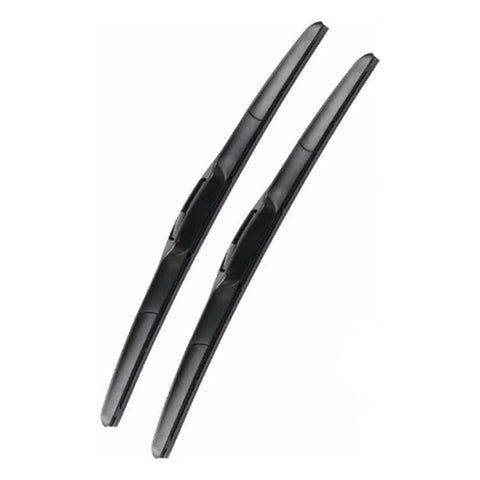 2Pcs Universal Three-Stage Car Wiper Blade ABS+Rubber Noiseless Vehicle Wiper Blade