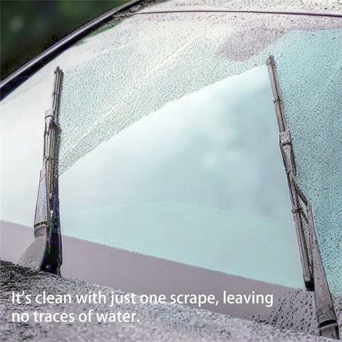 1Pc Universal Car Windshield Wiper Blade ABS+Rubber Noiseless Vehicle Wiper Blade