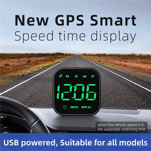 G4S Head-Up Display HUD GPS Universal Multi-Function Speedometer Portable Car Computer Display